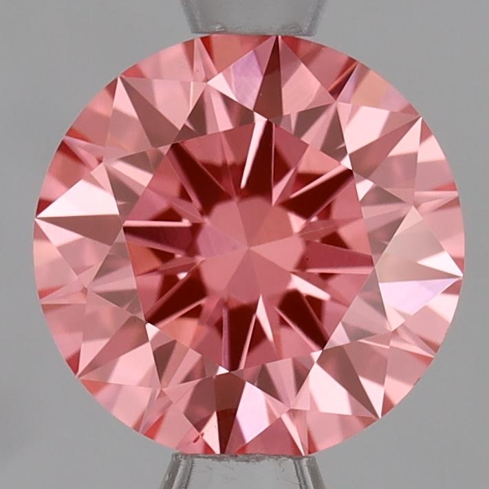 1.03 Ct. Fancy Vivid Pink Round Lab Grown Diamond