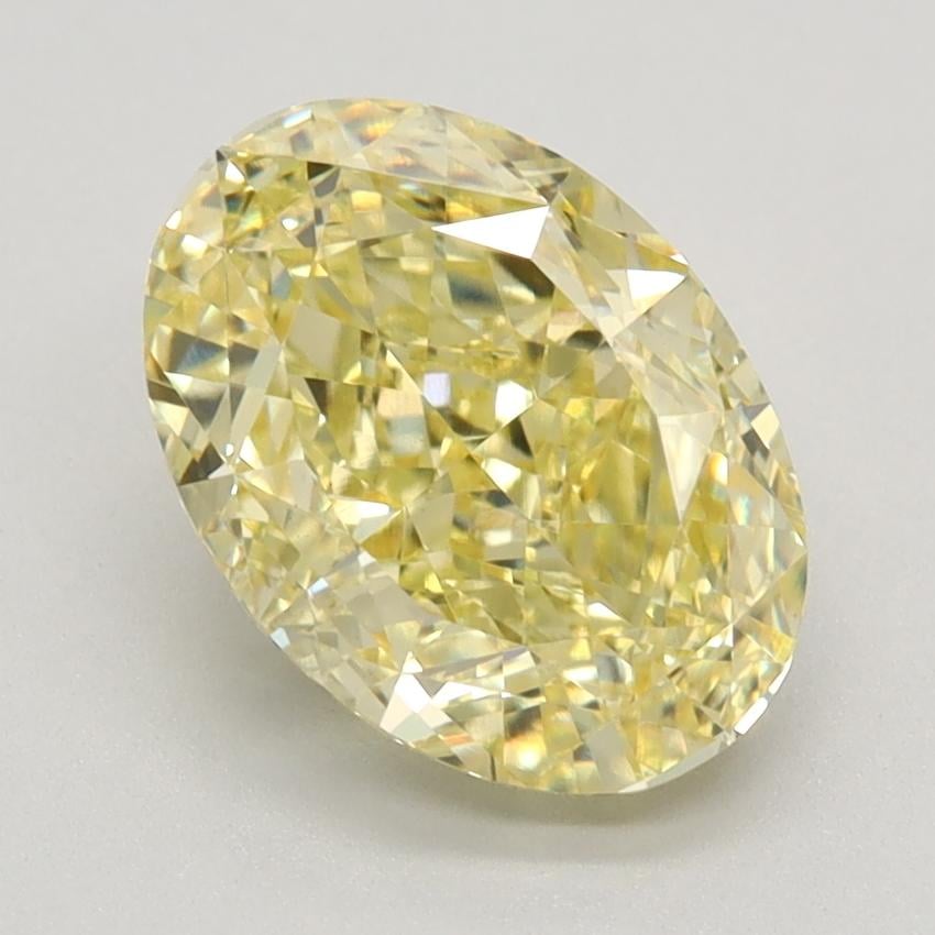 2.34 Ct. Fancy Intense Yellow Oval Lab Grown Diamond