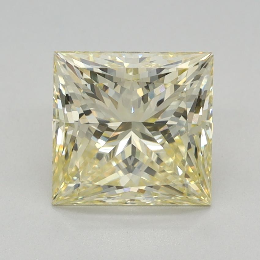 1.07 Ct. Fancy Light Yellow Princess Lab Grown Diamond