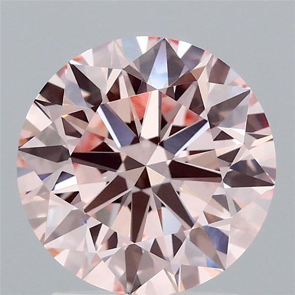 2.10 Ct. Fancy Intense Pink Round Lab Grown Diamond