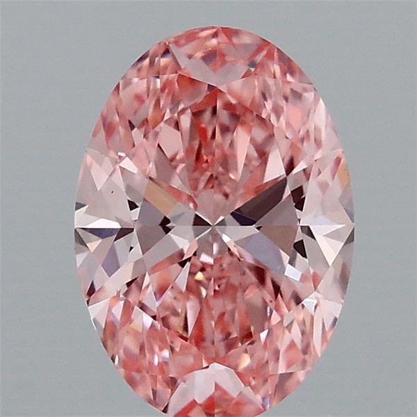 1.05 Ct. Fancy Vivid Pink Oval Lab Grown Diamond