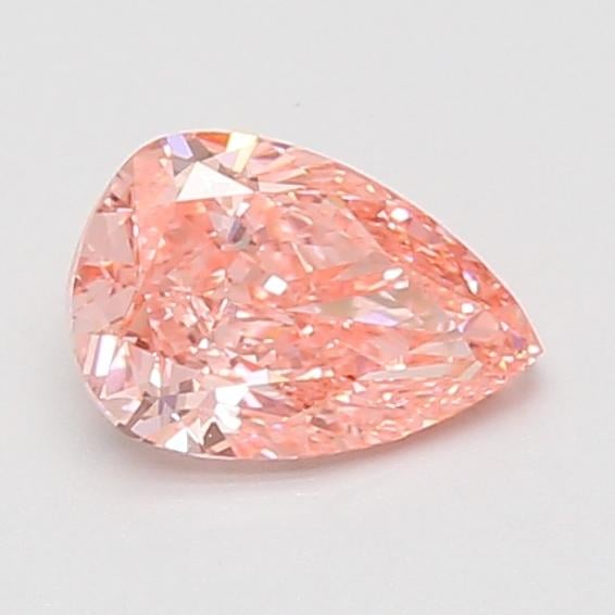 0.90 Ct. Fancy Vivid Pink Pear Lab Grown Diamond