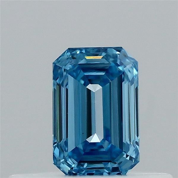 0.30 Ct. Fancy Vivid Blue Emerald Lab Grown Diamond