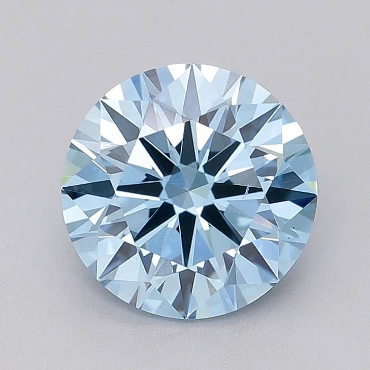2.50 Ct. Fancy Vivid  Blue Round Lab Grown Diamond