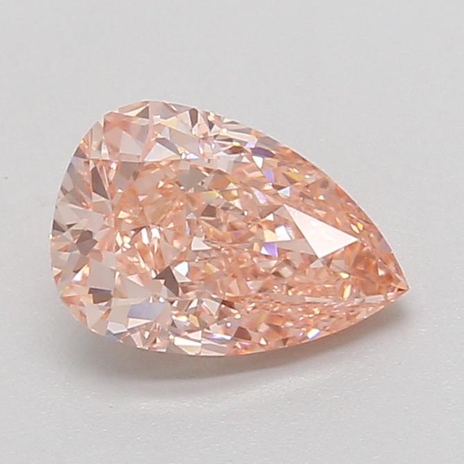 1.59 Ct. Fancy Intense Pink Pear Lab Grown Diamond