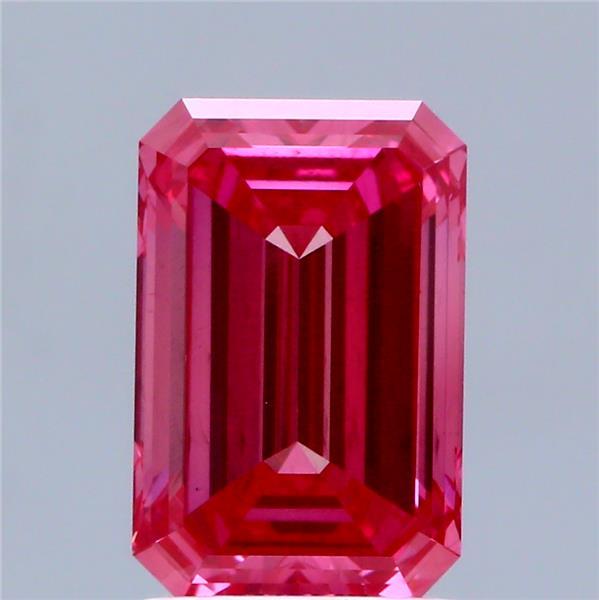 1.86 Ct. Fancy Vivid Pink Emerald Lab Grown Diamond