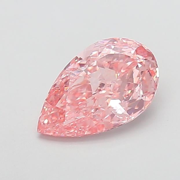 2.43 Ct. Fancy Vivid Pink Pear Lab Grown Diamond