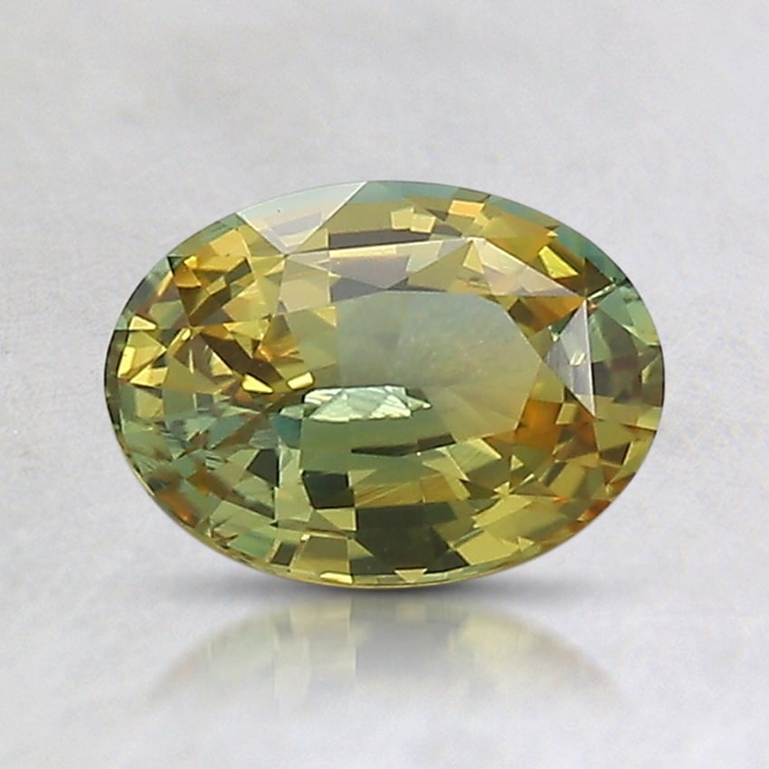 7.4x5.4mm Bi-Color Oval Sapphire