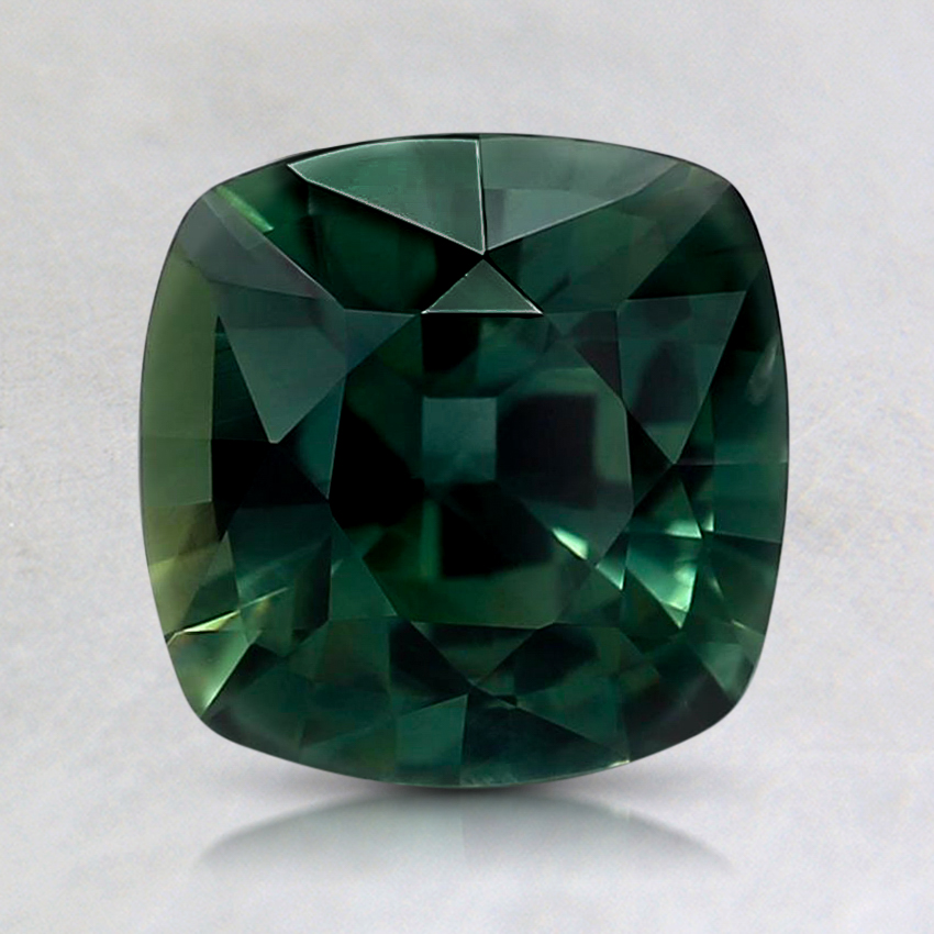 7.1mm Teal Cushion Sapphire
