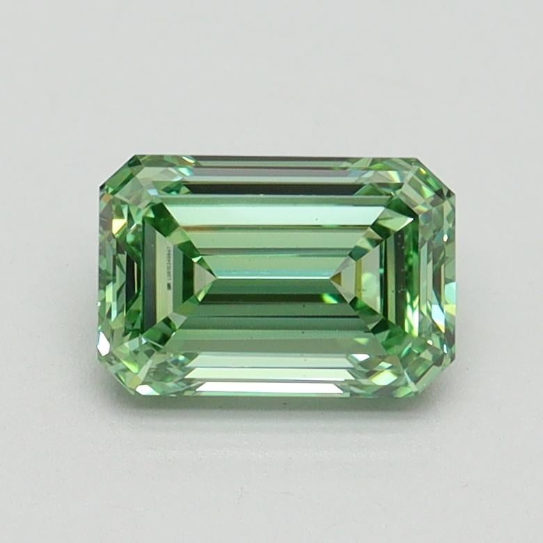 1.00 Ct. Fancy Vivid Green Emerald Lab Grown Diamond