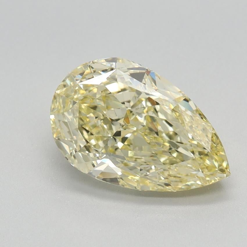 1.63 Ct. Fancy Intense Yellow Pear Lab Grown Diamond