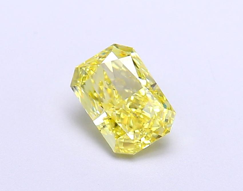 1.06 Ct. Fancy Vivid  Yellow Radiant Lab Grown Diamond