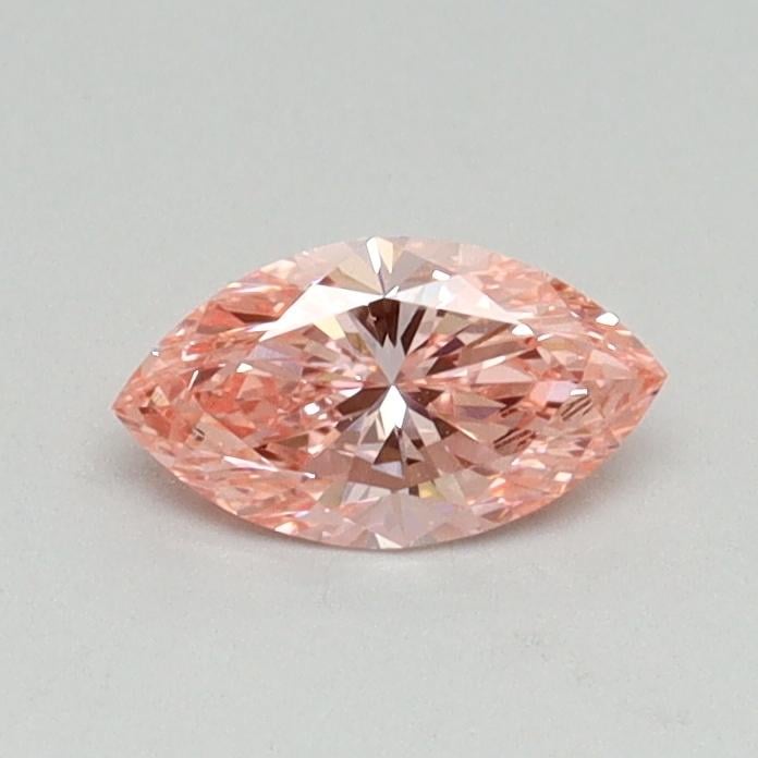 0.37 Ct. Fancy Vivid Pink Marquise Lab Grown Diamond