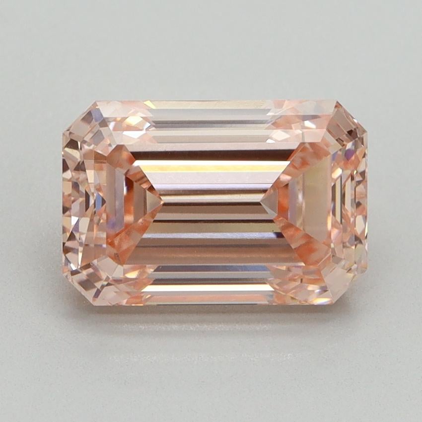 3.01 Ct. Fancy Intense Pink Emerald Lab Grown Diamond