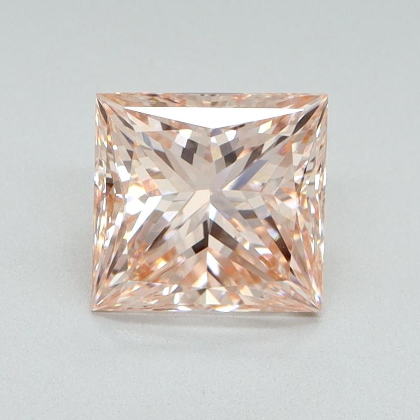 1.60 Ct. Fancy Intense Pink Princess Lab Grown Diamond