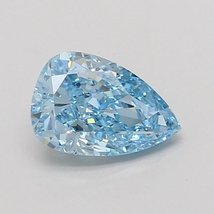 1.41 Ct. Fancy Vivid Blue Pear Lab Grown Diamond