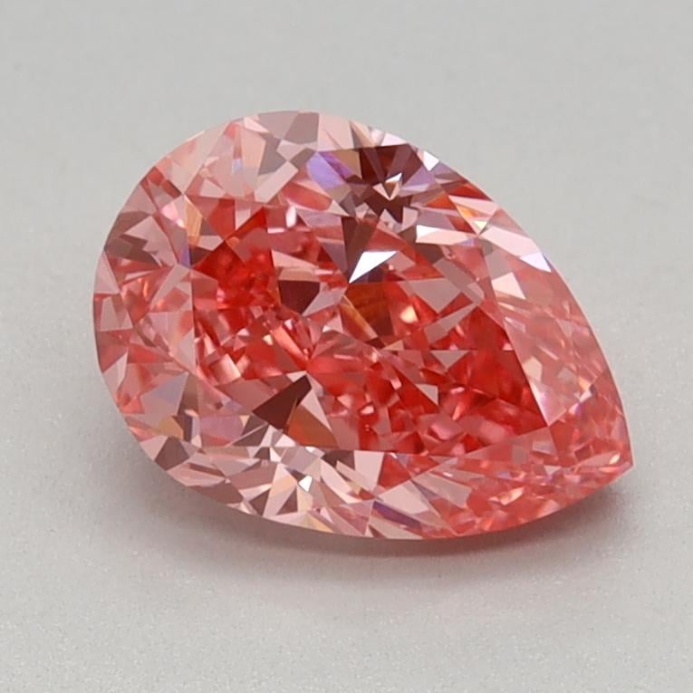 1.01 Ct. Fancy Vivid Pink Pear Lab Grown Diamond