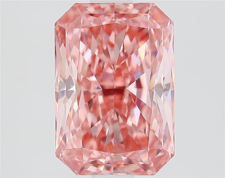 2.28 Ct. Fancy Vivid Pink Radiant Lab Grown Diamond