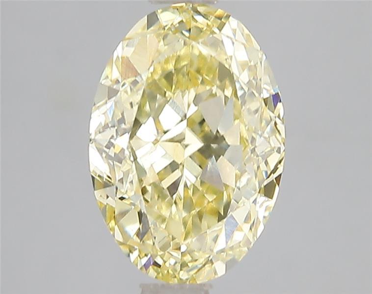 3.01 Ct. Fancy Intense Yellow Oval Lab Grown Diamond