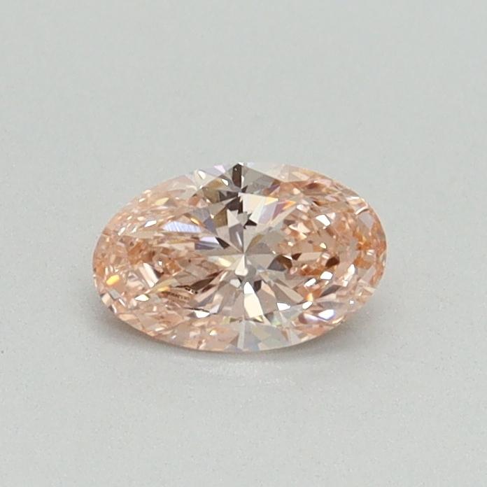 0.31 Ct. Fancy Intense Pink Oval Lab Grown Diamond