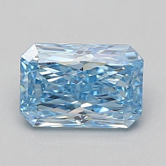 1.10 Ct. Fancy Vivid Blue Radiant Lab Grown Diamond