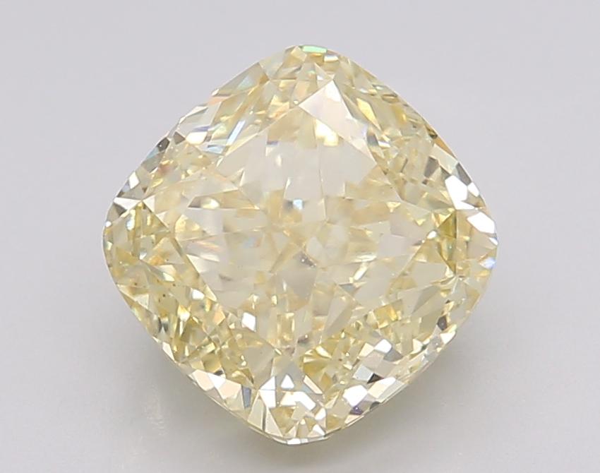 3.53 Ct. Fancy Intense Yellow Cushion Lab Grown Diamond
