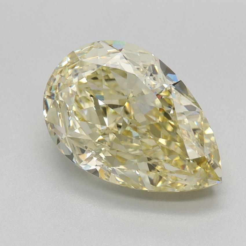 2.55 Ct. Fancy Intense Yellow Pear Lab Grown Diamond