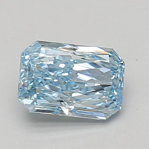 1.01 Ct. Fancy Vivid Blue Radiant Lab Grown Diamond
