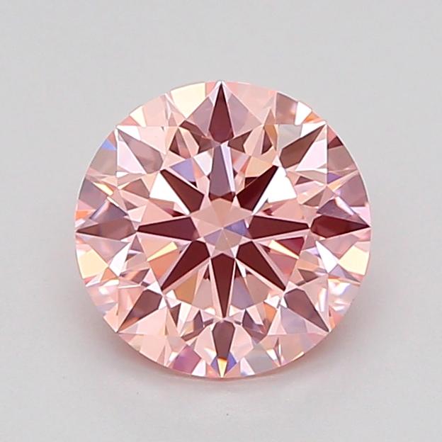 1.25 Ct. Fancy Intense Pink Round Lab Grown Diamond