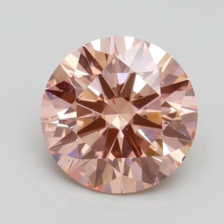 2.02 Ct. Fancy Intense Pink Round Lab Grown Diamond