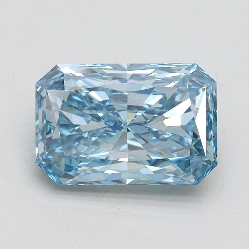 1.44 Ct. Fancy Vivid Blue Radiant Lab Grown Diamond