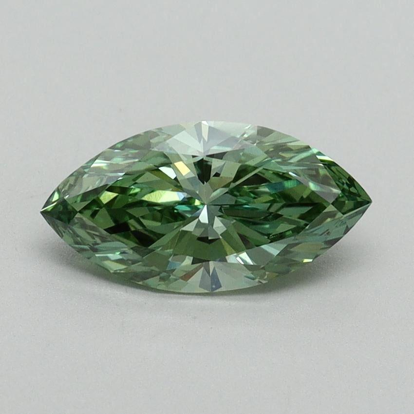 1.07 Ct. Fancy Vivid Pacific Green Marquise Lab Grown Diamond