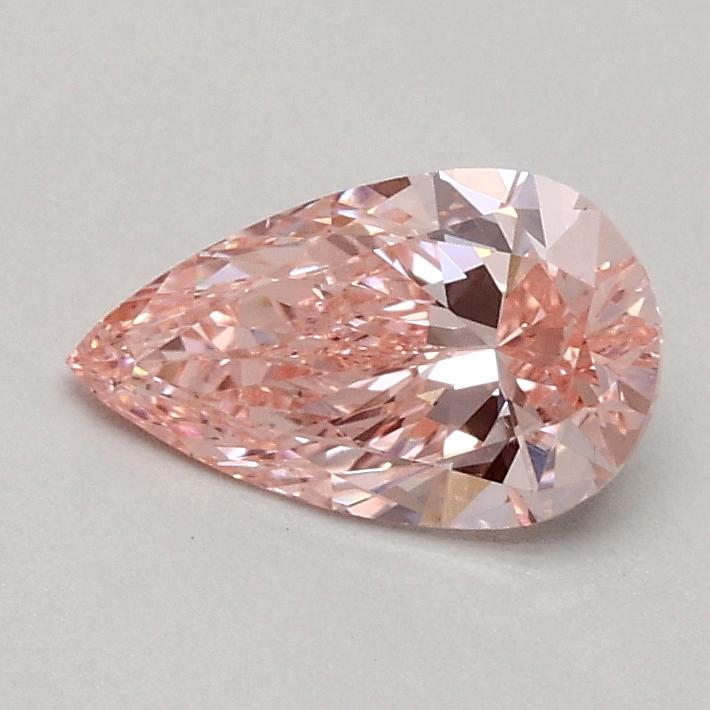 0.51 Ct. Fancy Vivid Pink Pear Lab Grown Diamond