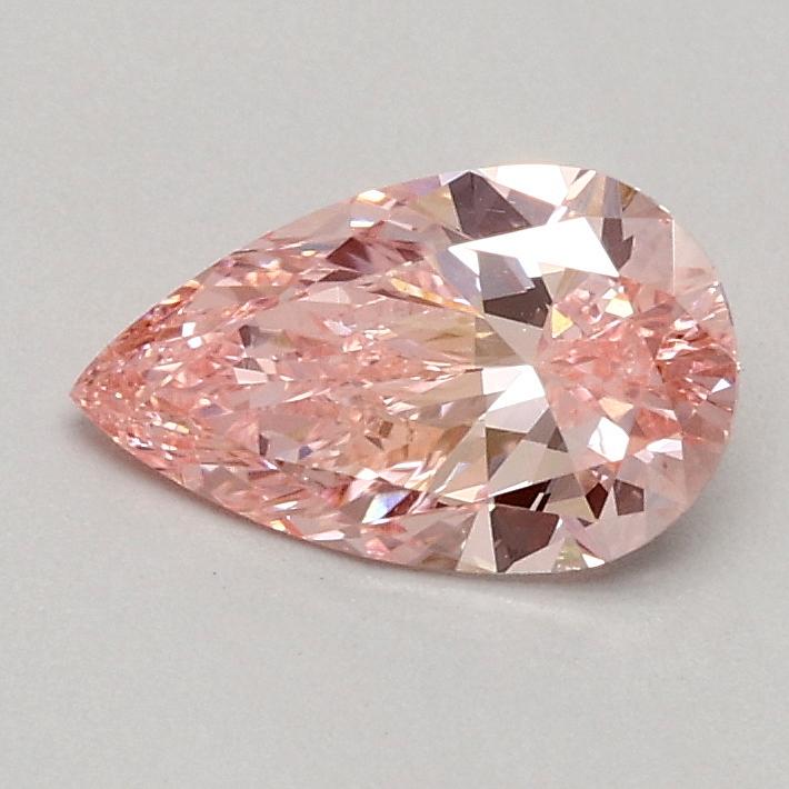 0.53 Ct. Fancy Vivid Pink Pear Lab Grown Diamond