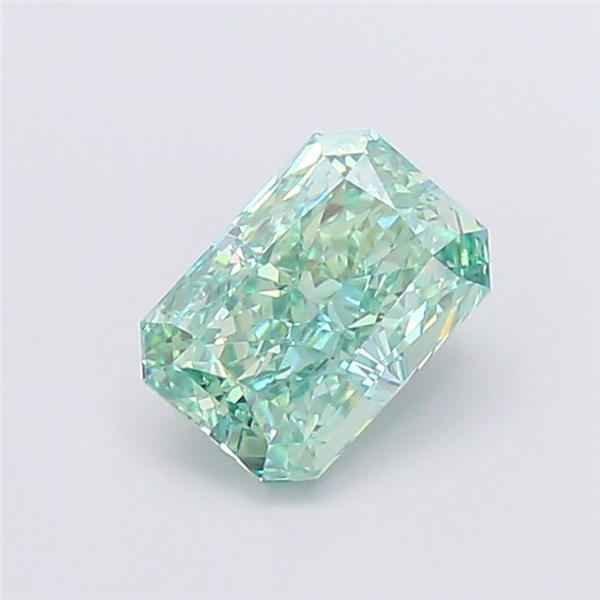 2.08 Ct. Fancy Vivid Green Radiant Lab Grown Diamond