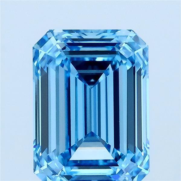 2.01 Ct. Fancy Blue Emerald Lab Grown Diamond