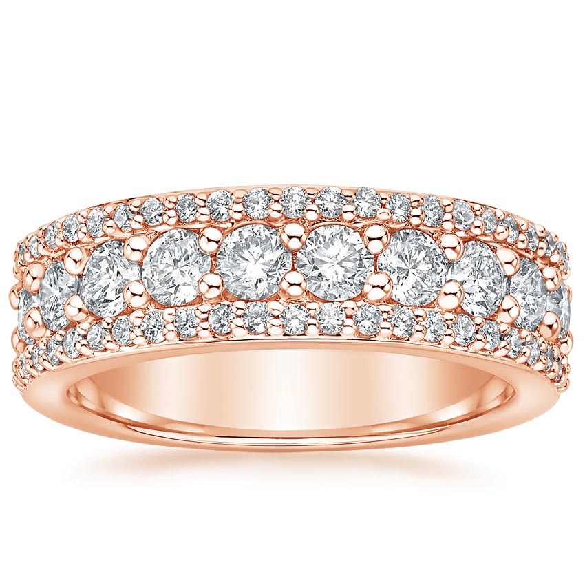 Capri Diamond Ring in 14K Rose Gold