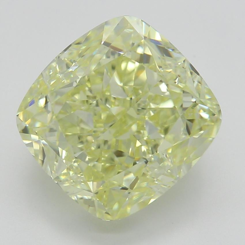 3.23 Ct. Fancy Light Yellow Cushion Diamond