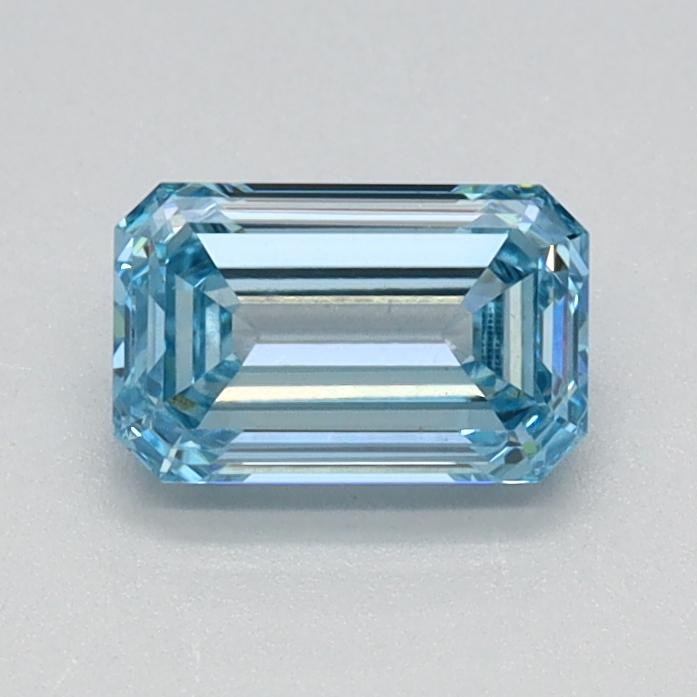 0.60 Ct. Fancy Intense Blue Emerald Lab Grown Diamond