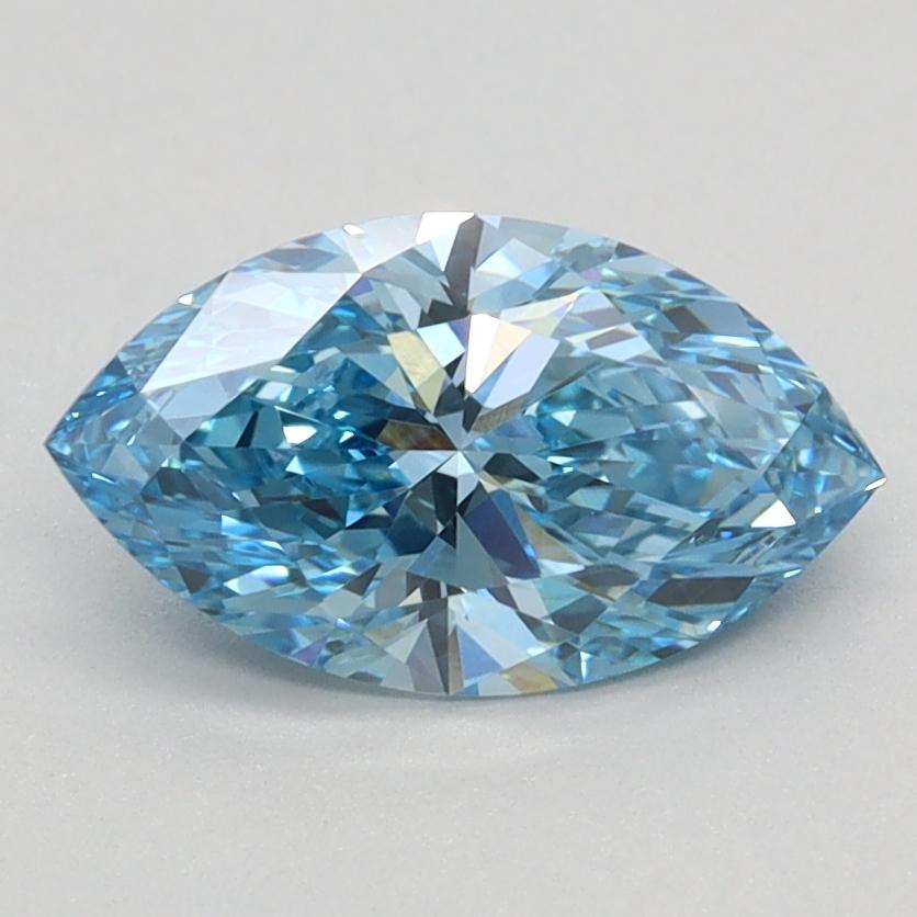 1.09 Ct. Fancy Vivid Blue Marquise Lab Grown Diamond