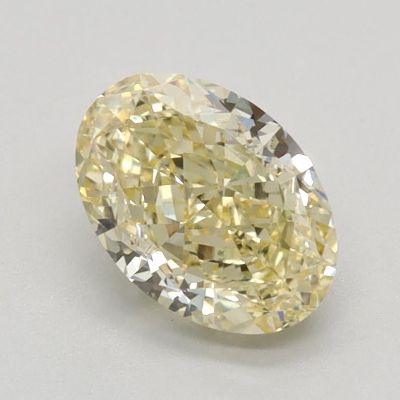 1.24 Ct. Fancy Intense Yellow Oval Lab Grown Diamond