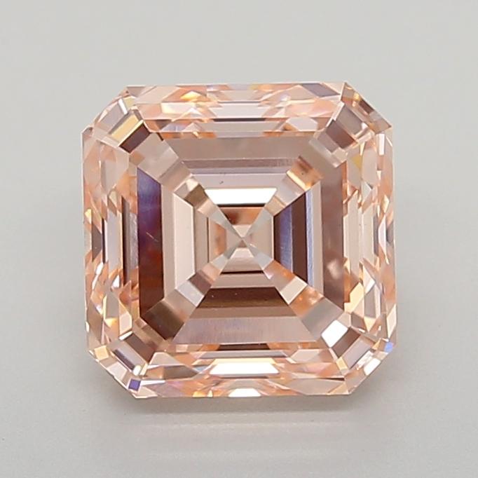 3.48 Ct. Fancy Intense  Pink Asscher Lab Grown Diamond