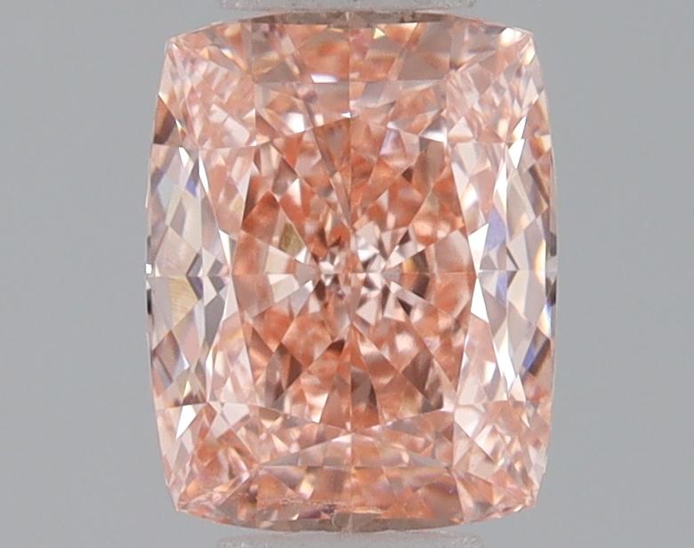 1.24 Ct. Fancy Vivid Pink Cushion Lab Grown Diamond