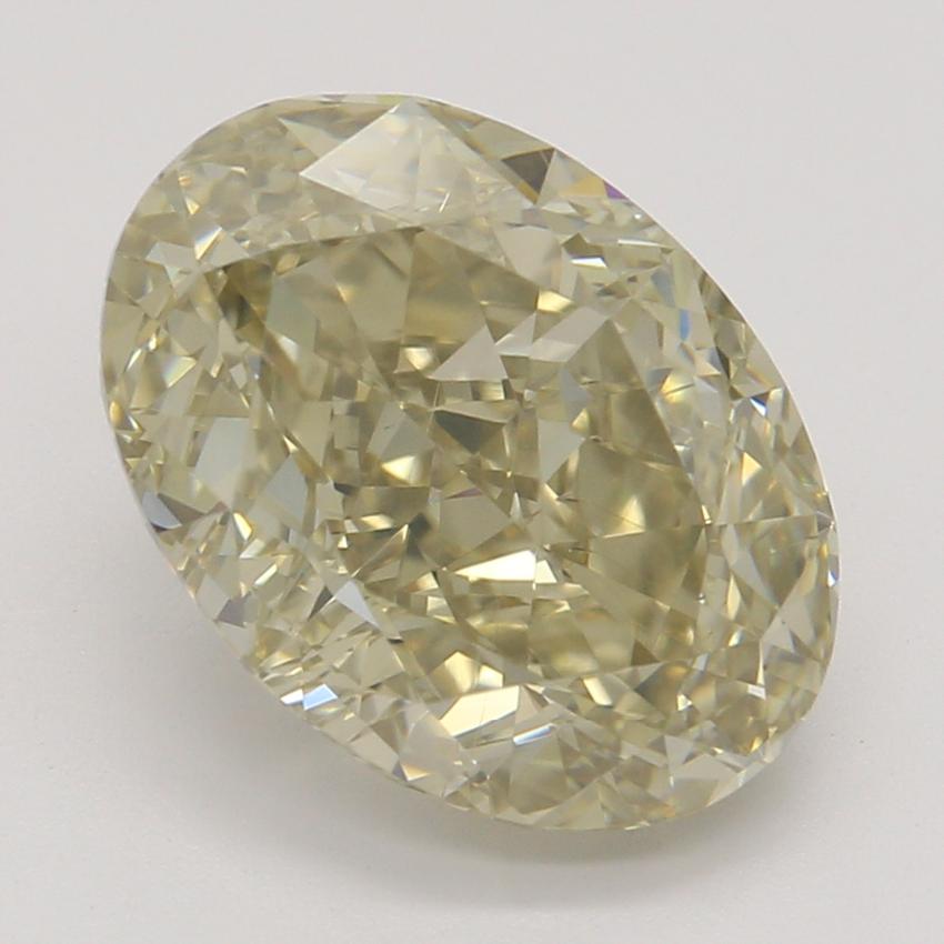 2.31 Ct. Fancy Brownish Greenish Yellow Oval Diamond