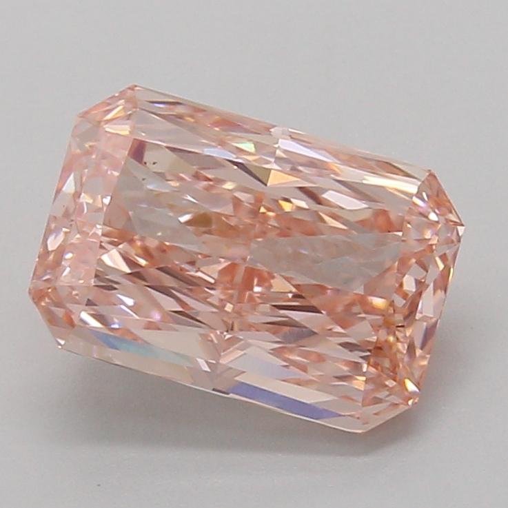 3.07 Ct. Fancy Vivid Pink Radiant Lab Grown Diamond