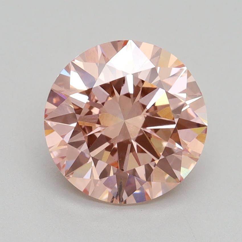 2.12 Ct. Fancy Intense Pink Round Lab Grown Diamond