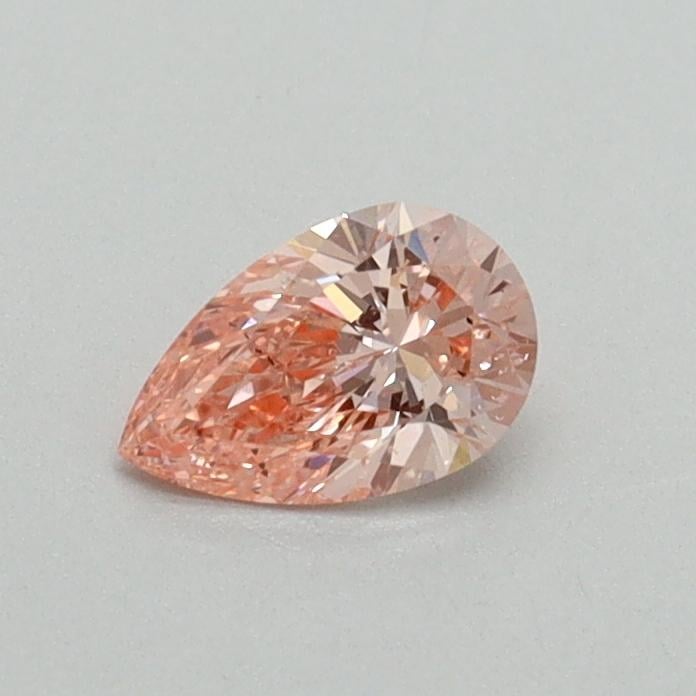 0.32 Ct. Fancy Vivid Pink Pear Lab Grown Diamond