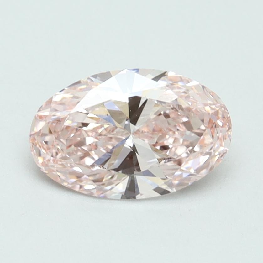 1.01 Ct. Fancy Intense Pink Oval Lab Grown Diamond