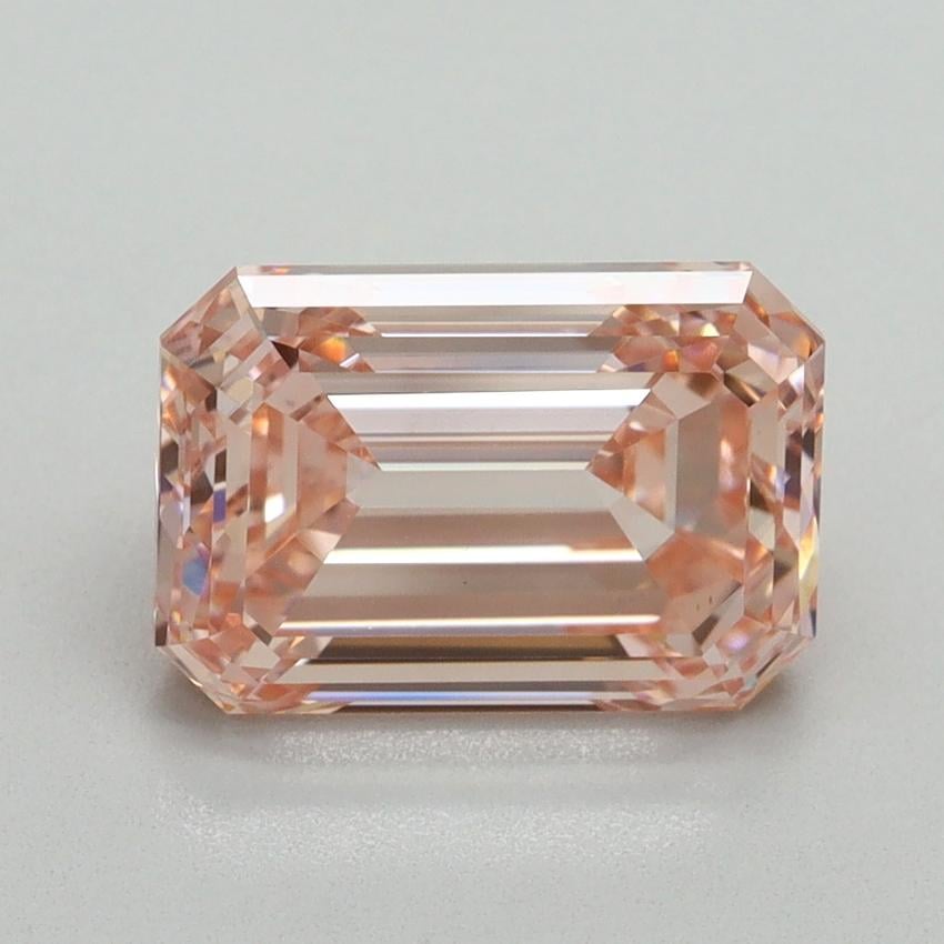 3.12 Ct. Fancy Intense Pink Emerald Lab Grown Diamond