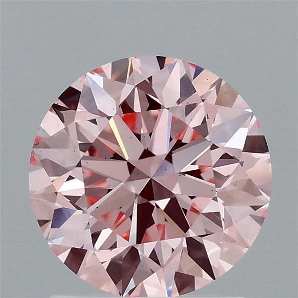 1.55 Ct. Fancy Vivid  Pink Round Lab Grown Diamond